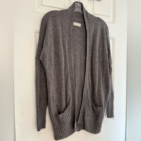 Aritzia Azure Skies Cashmere Angora Cardigan XS Grey - Picture 7 of 15